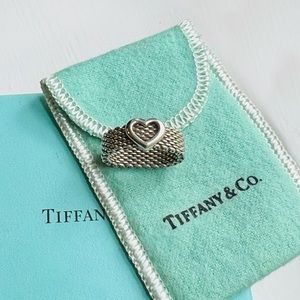 Tiffany & Co. Heart mesh ring